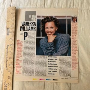 Vanessa Williams clipping singer actress Miss America article 1995